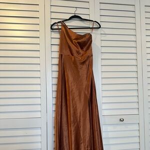 Birdy Grey Copper Bridesmaid Dress Size S/M